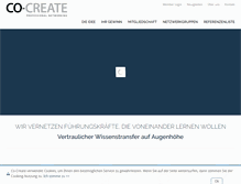 Tablet Screenshot of co-create.de